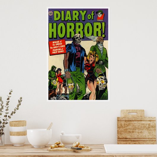Dagboek van Horror #1 (1952) Poster (Keuken)
