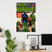 Dagboek van Horror #1 (1952) Poster (Thuiskantoor)
