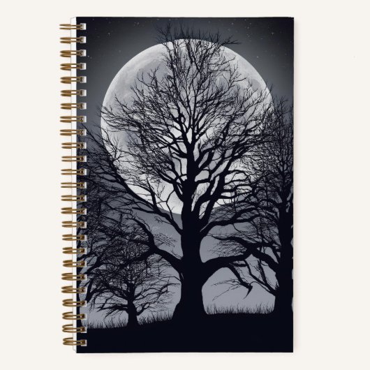 Dagboek van "Moonlit Haunt" Notitieboek (Voorkant)