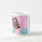 Dagboeken morsen de thee van het verleden koffiemok (Center)