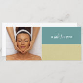 Dagboekje of Massage Therapist Cadeaubonnen (Voorkant / Achterkant)