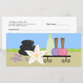 Dagboekje of Nail Salon Cadeaubonnen (Voorkant / Achterkant)