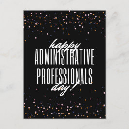 Dagd van de administratieve professionals briefkaart