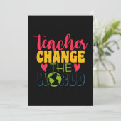 Dagdelaagdocent Wereld Veranderen Kaart (Staand voorkant)