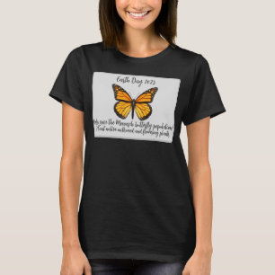 Dagdelaarde - Help de monarchvlinder te redden T-shirt
