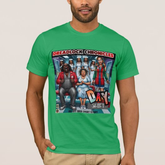 DAGDIENST - DREADLOCK CHRONICLES ISSUE 10 HOESJE T-SHIRT (Voorkant)