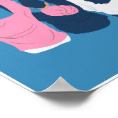 Dagdise Thema leuk ontwerp poster (Hoek)