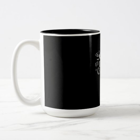 Dagdocenten Tweekleurige Koffiemok (Links)