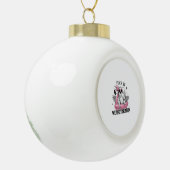 Dagdrekende luiaard keramische bal ornament (Links)