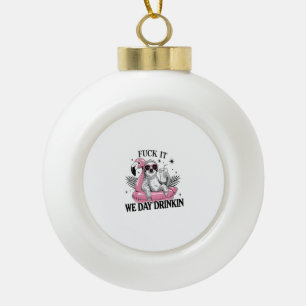 Dagdrekende luiaard keramische bal ornament