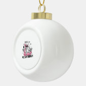 Dagdrekende luiaard keramische bal ornament (Rechts)