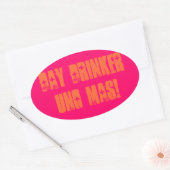 Dagdrinker Uno Mas Ovale Sticker (Envelop)