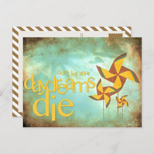 dagdromen briefkaart (Voorkant / Achterkant)