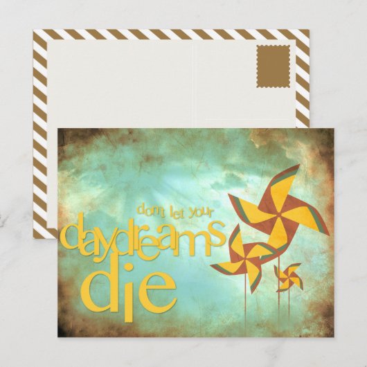 dagdromen briefkaart (Voorkant / Achterkant)