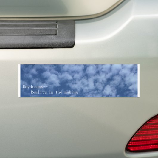 Dagdromen Bumpersticker (Op auto)