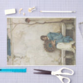 Dagdromen door John William Waterhouse - circa 187 Tissuepapier (Craft)