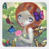 "Dagdromen en kikkers" Sticker (Voorkant)