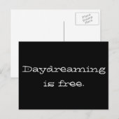 Dagdromen is gratis briefkaart (Voorkant / Achterkant)