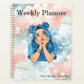 Dagdromen & Kleurrijke Wolken Weekly Planner (Voorkant)