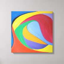 Dagdromen, muurkunst abstract