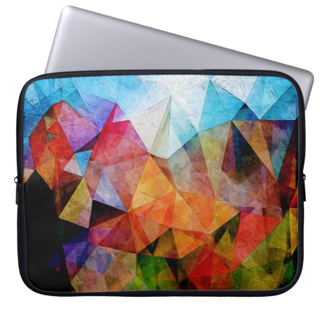 Dagdromen onder blauwe hemel laptop sleeve (Voorkant)