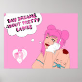 Dagdromen over dames poster (Voorkant)