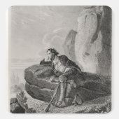 Dagdromen Vierkante Sticker (Voorkant)