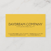 dagdromen visitekaartje (Achterkant)