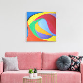 Dagdromen, wandkunst abstract canvas afdruk (Insitu (Woonkamer))