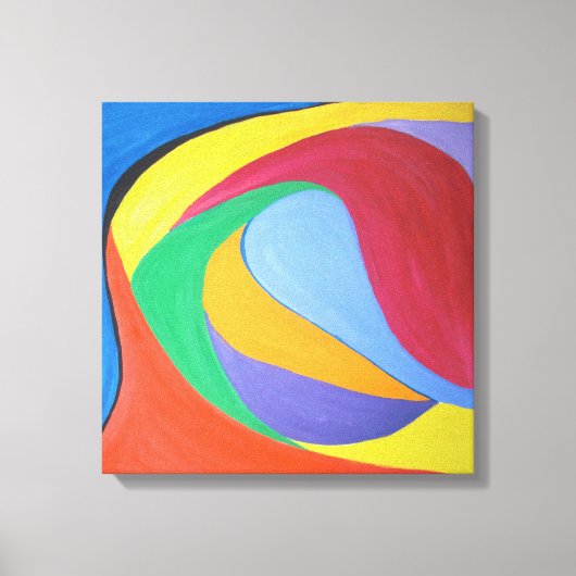 Dagdromen, wandkunst abstract canvas afdruk (Voorkant)