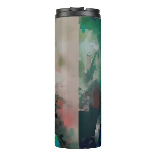 dagdromend meisje thermosbeker (Achterkant)