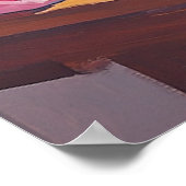 Dagdromende danser: zachte pastelballet kunst poster (Hoek)