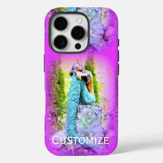 dagdromende meermin iphone hoesje (Achterkant)