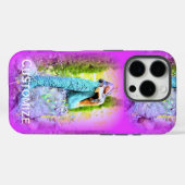 dagdromende meermin iphone hoesje (Achterkant (horizontaal))