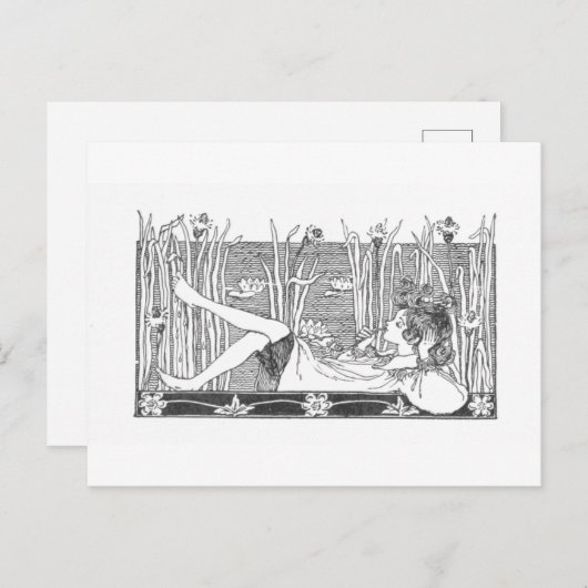 Dagdromer - Vintage Image Briefkaart (Voorkant / Achterkant)