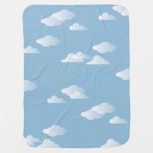 Dagdroom Clouds Sky Blue White Cloud Print