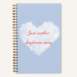 Dagdroom Dagboek in blauw met wolken Notitieboek