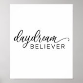 Dagdroombeliever Poster voor kalligrafie (Voorkant)