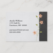 Dagdroomcitaat op het bord visitekaartje (Achterkant)