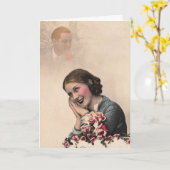 dagdroomvrouw kaart (Gele Bloem)