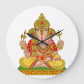 Dagduseth Ganesha Clock Grote Klok (Voorkant)