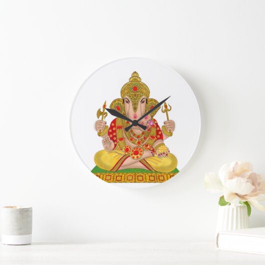 Dagduseth Ganesha Clock Grote Klok (Huis)