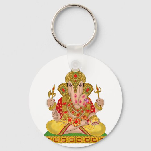 Dagduseth Ganesha Sleutelhanger (Voorkant)