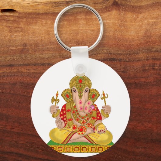 Dagduseth Ganesha Sleutelhanger (Voorkant)