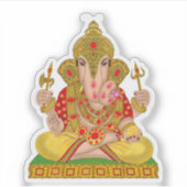 Dagduseth Ganesha Sticker (Voorkant)