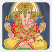 Dagduseth Ganesha Sticker (Voorkant)