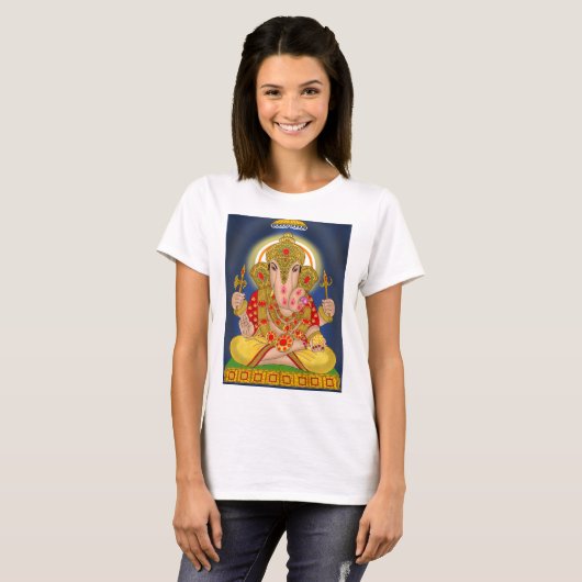 Dagduseth Ganesha T-shirt (Voorkant volledig)