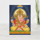 Dagduseth Ganesha Wenskaart Kaart (Voorkant)