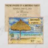 Dagedag van het paradijs van bestemming kaart (Voorkant / Achterkant)