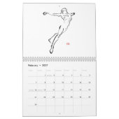 Dagelijks Afbeelding 12-maandelijkse kalender (Feb 2027)